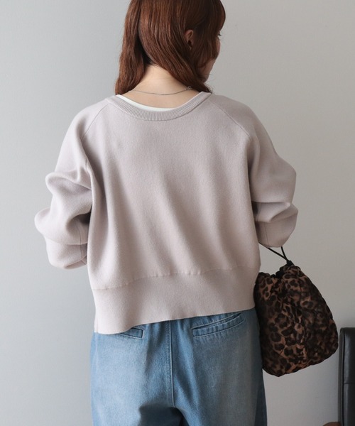 AMERICAN HOLIC(アメリカンホリック)の「【WEB限定】【バイパチ】WZIPショート丈ニットカーディガン(カーディガン/ボレロ・レディース・グレイッシュベージュ/ブラウン/ブラック・FREE)」の14枚目の写真