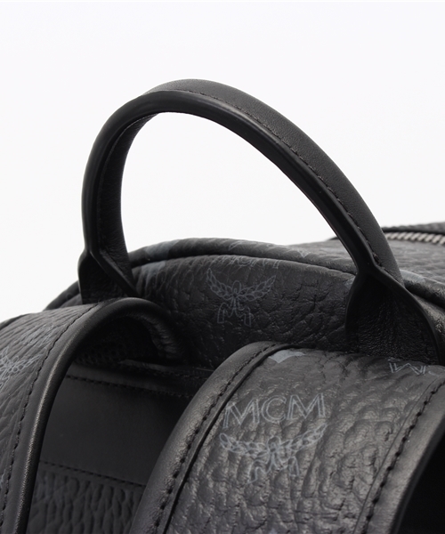 MCM（エムシーエム）の「【MCM】BACK PACK MEDIUM STARK（バックパック/リュック・メンズ・ブラック/ホワイト・FREE）」の16枚目の写真