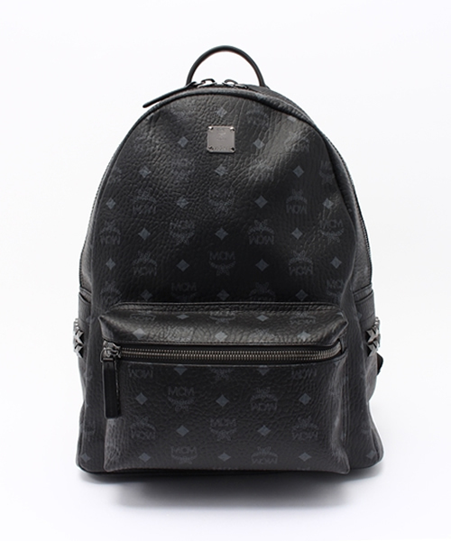 MCM（エムシーエム）の「【MCM】BACK PACK MEDIUM STARK（バックパック/リュック・メンズ・ブラック/ホワイト・FREE）」の10枚目の写真