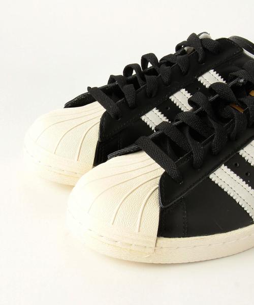 adidas(アディダス)の「◆adidas SUPERSTAR80DXRE(スニーカー・レディース・ブラック・23cm/23.5cm/24.5cm/24cm/25cm)」の9枚目の写真