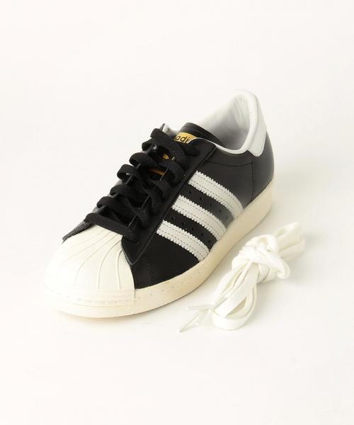 adidas(アディダス)の「◆adidas SUPERSTAR80DXRE(スニーカー・レディース・ブラック・23cm/23.5cm/24.5cm/24cm/25cm)」の11枚目の写真