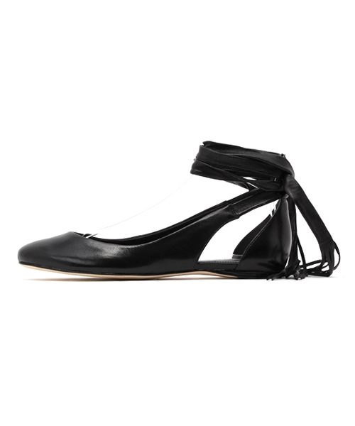 最終値下げ！】Spick & Span シープレザーバレリーナ ブラック