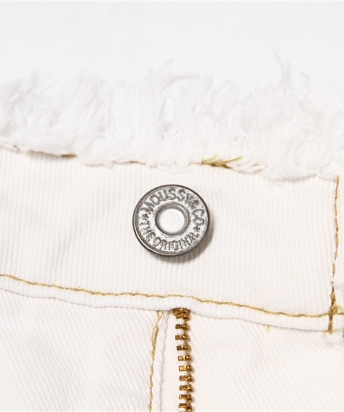 MOUSSY(マウジー)の「WAIST FRINGE SKIRT(デニムスカート・レディース・ブルー/オフホワイト・2/0/1)」の13枚目の写真