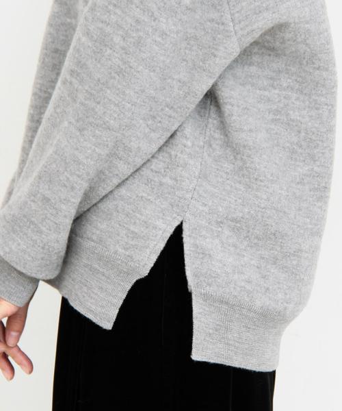 BEAUTY&YOUTH UNITED ARROWS(ビューティーアンドユースユナイテッドアローズ)の「BY∴ フェルトVネックニット◆(ニット/セーター・レディース・グレー/ナチュラル/ライトブルー・FREE)」の10枚目の写真