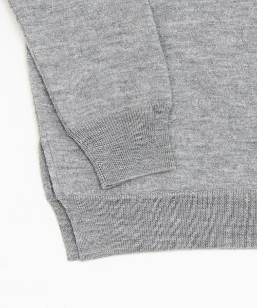 BEAUTY&YOUTH UNITED ARROWS(ビューティーアンドユースユナイテッドアローズ)の「BY∴ フェルトVネックニット◆(ニット/セーター・レディース・グレー/ナチュラル/ライトブルー・FREE)」の13枚目の写真