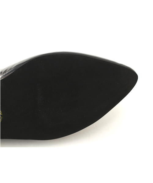 SESTO（セスト）の「ポインテッドトゥファースリッパ（サンダル・レディース・ブラウン/ブラック系その他/ブラック×ブラック/ブラック×グレー・L/S/LL/M/3L）」の10枚目の写真