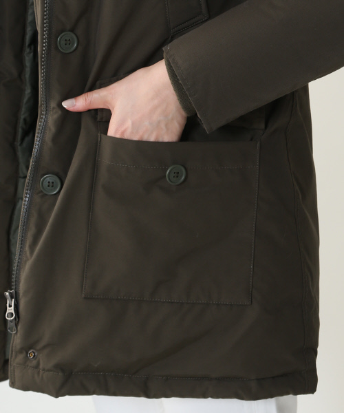 Abahouse Devinette(ドゥヴィネット)の「WOOLRICH ARCTIC PARKA ダウンコート(ダウンジャケット/コート・レディース・カーキ/ネイビー・FREE)」の10枚目の写真