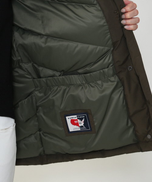 Abahouse Devinette(ドゥヴィネット)の「WOOLRICH ARCTIC PARKA ダウンコート(ダウンジャケット/コート・レディース・カーキ/ネイビー・FREE)」の13枚目の写真