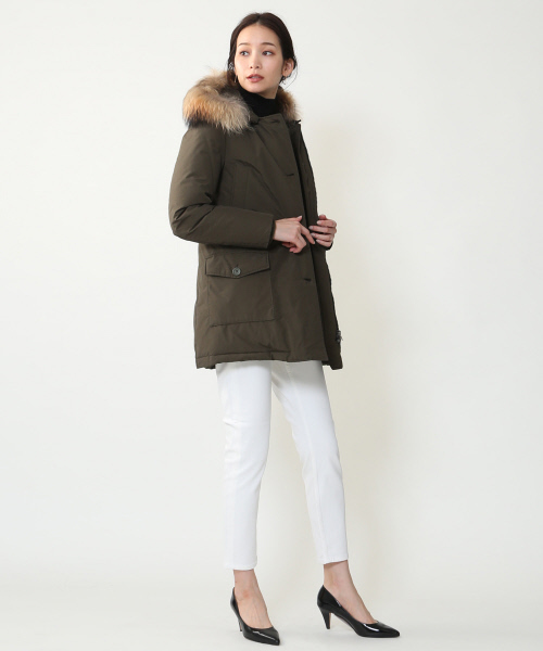 Abahouse Devinette(ドゥヴィネット)の「WOOLRICH ARCTIC PARKA ダウンコート(ダウンジャケット/コート・レディース・カーキ/ネイビー・FREE)」の15枚目の写真