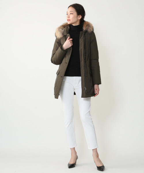 Abahouse Devinette(ドゥヴィネット)の「WOOLRICH ARCTIC PARKA ダウンコート(ダウンジャケット/コート・レディース・カーキ/ネイビー・FREE)」の16枚目の写真