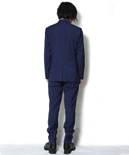 NO ID.（ノーアイディ）の「mj4503-TRｽﾄﾚｯﾁﾋﾟｰｸﾄﾞﾗﾍﾟﾙ1B-JKT ｼﾞｬｹｯﾄ（テーラードジャケット・メンズ・ネイビー/グレー/ブラック・3/2/1）」の11枚目の写真