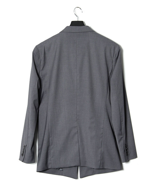 NO ID.（ノーアイディ）の「mj4503-TRｽﾄﾚｯﾁﾋﾟｰｸﾄﾞﾗﾍﾟﾙ1B-JKT ｼﾞｬｹｯﾄ（テーラードジャケット・メンズ・ネイビー/グレー/ブラック・3/2/1）」の13枚目の写真