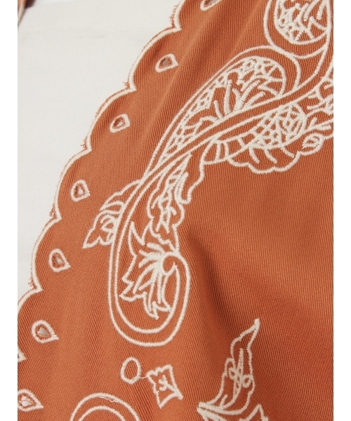 MURUA（ムルーア）の「ｆｌｏｗｅｒカットワークガウン（その他アウター・レディース・アイボリー/ブラック/オレンジ/イエロー・FREE）」の15枚目の写真