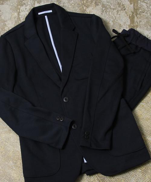 coen（コーエン）の「【セットアップ企画】TCポンチテーラードジャケット（テーラードジャケット・メンズ・ネイビー/ダークグレー・SMALL/X-LARGE/MEDIUM/LARGE）」の2枚目の写真