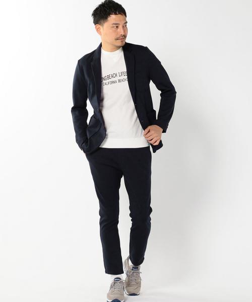 coen（コーエン）の「【セットアップ企画】TCポンチテーラードジャケット（テーラードジャケット・メンズ・ネイビー/ダークグレー・SMALL/X-LARGE/MEDIUM/LARGE）」の6枚目の写真