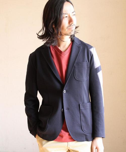 coen（コーエン）の「【セットアップ企画】TCポンチテーラードジャケット（テーラードジャケット・メンズ・ネイビー/ダークグレー・SMALL/X-LARGE/MEDIUM/LARGE）」の12枚目の写真