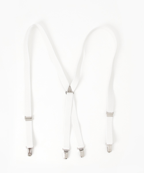 ADPOSION（アドポーション）の「【日本製】ソリッドカラー サスペンダー（サスペンダー・レディース・ホワイト/レッド/ワインレッド/ブラック/ベージュ/ネイビー/カーキ・FREE）」の2枚目の写真