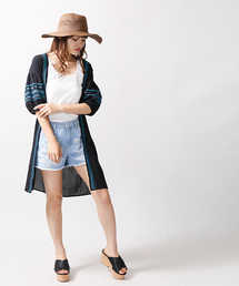 WEGO/エスニック刺繍ロングガウン
