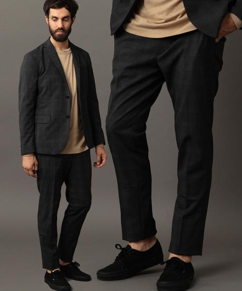 BEAUTY&YOUTH UNITED ARROWS（ビューティーアンドユースユナイテッドアローズ）の「BY "TORAY" プリント グレンチェック ノープリーツパンツ ◆（スラックス・メンズ・ダークグレー/ネイビー・SMALL/X-LARGE/LARGE/MEDIUM）」の21枚目の写真