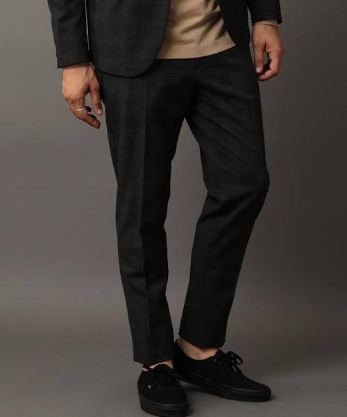 BEAUTY&YOUTH UNITED ARROWS（ビューティーアンドユースユナイテッドアローズ）の「BY "TORAY" プリント グレンチェック ノープリーツパンツ ◆（スラックス・メンズ・ダークグレー/ネイビー・SMALL/X-LARGE/LARGE/MEDIUM）」の22枚目の写真