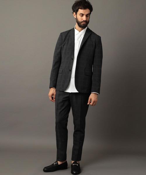 BEAUTY&YOUTH UNITED ARROWS（ビューティーアンドユースユナイテッドアローズ）の「BY "TORAY" プリント グレンチェック ノープリーツパンツ ◆（スラックス・メンズ・ダークグレー/ネイビー・SMALL/X-LARGE/LARGE/MEDIUM）」の18枚目の写真