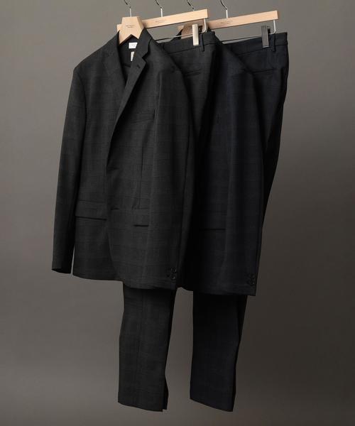 BEAUTY&YOUTH UNITED ARROWS（ビューティーアンドユースユナイテッドアローズ）の「BY "TORAY" プリント グレンチェック ノープリーツパンツ ◆（スラックス・メンズ・ダークグレー/ネイビー・SMALL/X-LARGE/LARGE/MEDIUM）」の8枚目の写真