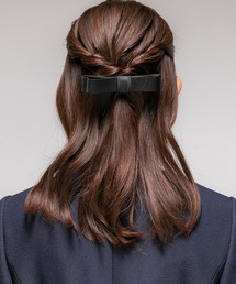 【お受験】リボンバレッタ