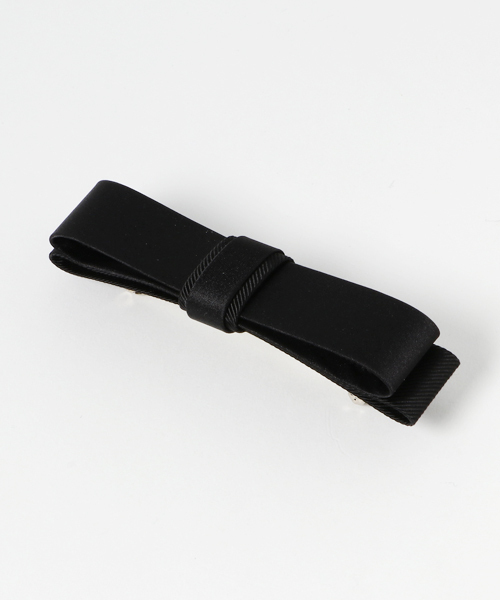 form forma（フォルムフォルマ）の「【お受験】リボンバレッタ（バレッタ/ヘアクリップ・レディース・ブラック・FREE）」の3枚目の写真