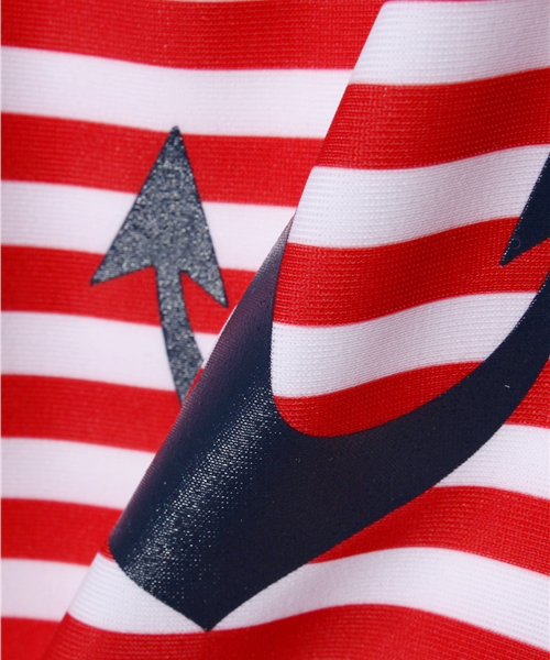 SHIPS KIDS（シップスキッズ）の「SHIPS KIDS:ボーダー ベビー グレコ（水着・キッズ・レッド/ネイビー・80/90/100）」の8枚目の写真