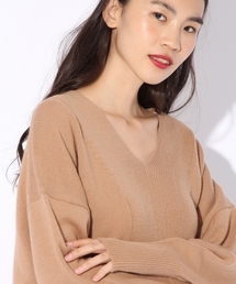 niko and... | AIRVネック切替えプルオーバー【niko and ...】(ニット/セーター)