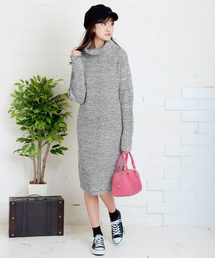 2TYPEゆったりロングニットワンピース