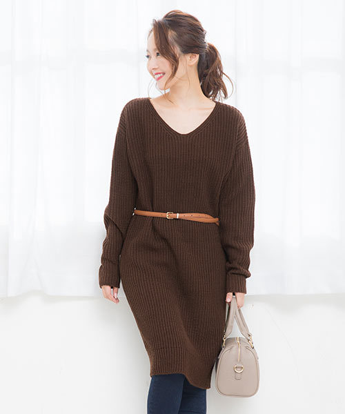 KOBE LETTUCE(コウベレタス)の「2TYPEゆったりロングニットワンピース(ワンピース・レディース・ホワイト系その他/ベージュ系その他/グリーン系その他/レッド系その他/ブルー系その他/グレー系その他/グレー系その他3/ブラック系その他/ブラウン系その他/ホワイト系その他2/ベージュ系その他2/グリーン系その他2/レッド系その他2/ブルー系その他2/グレー系その他2/グレー系その他4/ブラック系その他2/ブラウン系その他2/パープル系その他2/その他2/ブルー系その他3/ブルー系その他4/その他4/パープル系その他/その他3/その他1/ピンク系その他/ベージュ系その他3/ピンク系その他2/ベージュ系その他4/ワイン/パープル/レッド系その他3/パープル系その他3・V/T)」の10枚目の写真