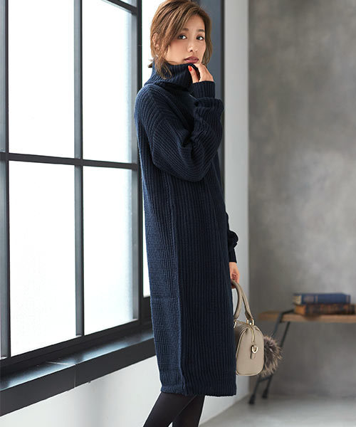 KOBE LETTUCE(コウベレタス)の「2TYPEゆったりロングニットワンピース(ワンピース・レディース・ホワイト系その他/ベージュ系その他/グリーン系その他/レッド系その他/ブルー系その他/グレー系その他/グレー系その他3/ブラック系その他/ブラウン系その他/ホワイト系その他2/ベージュ系その他2/グリーン系その他2/レッド系その他2/ブルー系その他2/グレー系その他2/グレー系その他4/ブラック系その他2/ブラウン系その他2/パープル系その他2/その他2/ブルー系その他3/ブルー系その他4/その他4/パープル系その他/その他3/その他1/ピンク系その他/ベージュ系その他3/ピンク系その他2/ベージュ系その他4/ワイン/パープル/レッド系その他3/パープル系その他3・V/T)」の19枚目の写真