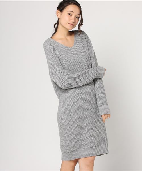 KOBE LETTUCE(コウベレタス)の「2TYPEゆったりロングニットワンピース(ワンピース・レディース・ホワイト系その他/ベージュ系その他/グリーン系その他/レッド系その他/ブルー系その他/グレー系その他/グレー系その他3/ブラック系その他/ブラウン系その他/ホワイト系その他2/ベージュ系その他2/グリーン系その他2/レッド系その他2/ブルー系その他2/グレー系その他2/グレー系その他4/ブラック系その他2/ブラウン系その他2/パープル系その他2/その他2/ブルー系その他3/ブルー系その他4/その他4/パープル系その他/その他3/その他1/ピンク系その他/ベージュ系その他3/ピンク系その他2/ベージュ系その他4/ワイン/パープル/レッド系その他3/パープル系その他3・V/T)」の6枚目の写真