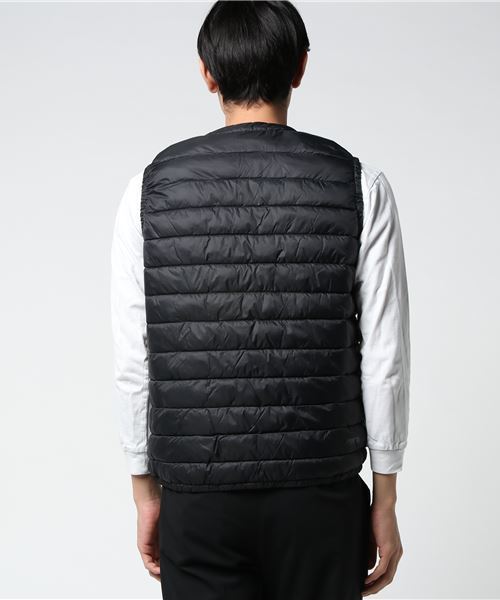 OUTDOOR PRODUCTS（アウトドアプロダクツ）の「中綿インナーベスト（ダウンベスト・メンズ・ブラック/カーキ/ネイビー/ベージュ/オレンジ・LARGE/MEDIUM/X-LARGE）」の7枚目の写真