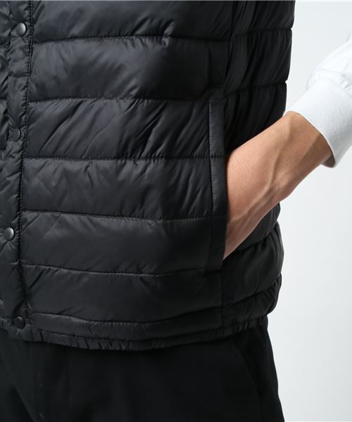 OUTDOOR PRODUCTS（アウトドアプロダクツ）の「中綿インナーベスト（ダウンベスト・メンズ・ブラック/カーキ/ネイビー/ベージュ/オレンジ・LARGE/MEDIUM/X-LARGE）」の11枚目の写真