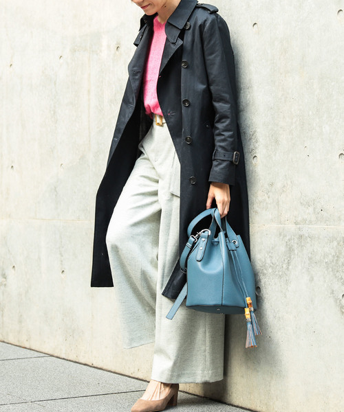 un dix cors(アンディコール)の「バンブータッセルショルダーBAG(ショルダーバッグ・レディース・モカ/ブルー・フリ-)」の12枚目の写真