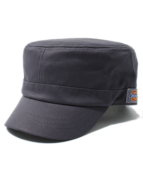 Dickies（ディッキーズ）の「DKツイルワークキャップ（キャップ・メンズ・ブラック/ダークグレー/ブラウン/ネイビー・FREE）」の2枚目の写真