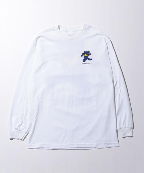 PLEASURES（プレジャー）の「＜PLEASURES × THE GRATEFUL DEAD＞ BEAR LS T/Tシャツ（Tシャツ/カットソー・メンズ・ホワイト/オレンジ・X-LARGE/LARGE/MEDIUM）」の9枚目の写真