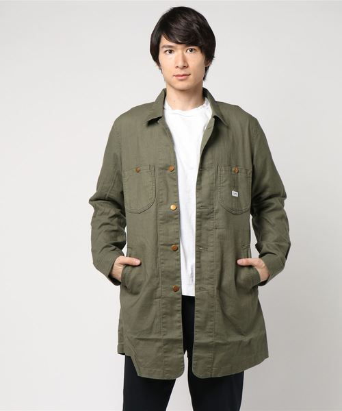 Lee(リー)の「【Lee】WORKCOAT(カバーオール・メンズ・グリーン/ネイビー/ベージュ・LARGE/MEDIUM)」の10枚目の写真