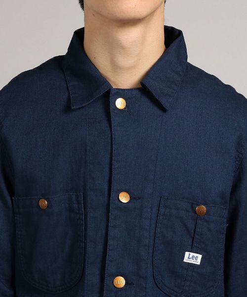 Lee(リー)の「【Lee】WORKCOAT(カバーオール・メンズ・グリーン/ネイビー/ベージュ・LARGE/MEDIUM)」の7枚目の写真