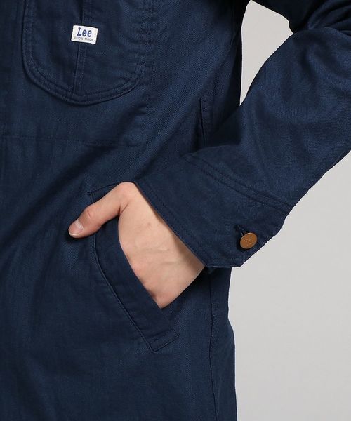 Lee(リー)の「【Lee】WORKCOAT(カバーオール・メンズ・グリーン/ネイビー/ベージュ・LARGE/MEDIUM)」の8枚目の写真