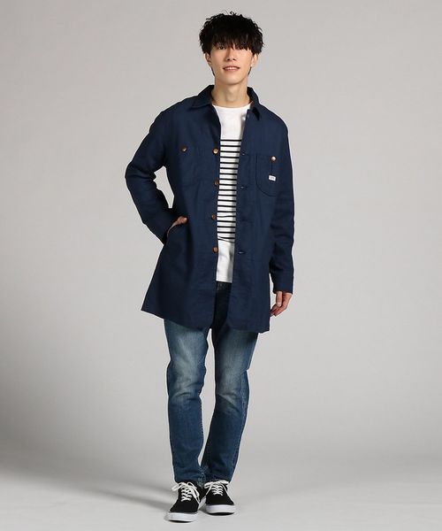 Lee(リー)の「【Lee】WORKCOAT(カバーオール・メンズ・グリーン/ネイビー/ベージュ・LARGE/MEDIUM)」の9枚目の写真