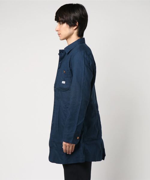 Lee(リー)の「【Lee】WORKCOAT(カバーオール・メンズ・グリーン/ネイビー/ベージュ・LARGE/MEDIUM)」の4枚目の写真