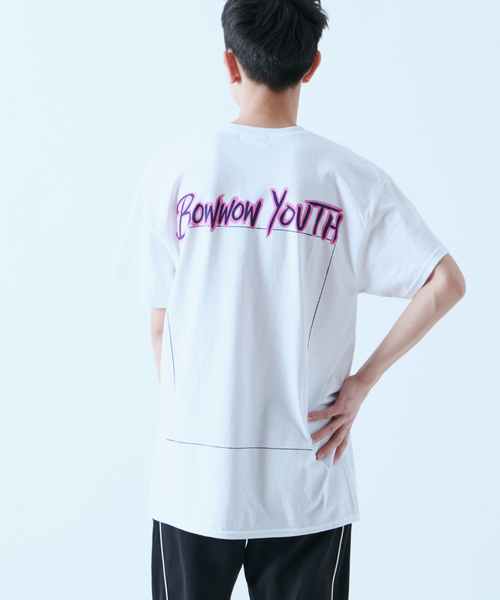 BOW WOW(バウワウ)の「【BOWWOW/バウワウ】別注GU YOUTH Tシャツ(Tシャツ/カットソー・メンズ・ホワイト/ブラック/パープル・M/L/XL)」の5枚目の写真