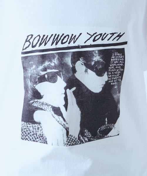 BOW WOW(バウワウ)の「【BOWWOW/バウワウ】別注GU YOUTH Tシャツ(Tシャツ/カットソー・メンズ・ホワイト/ブラック/パープル・M/L/XL)」の8枚目の写真
