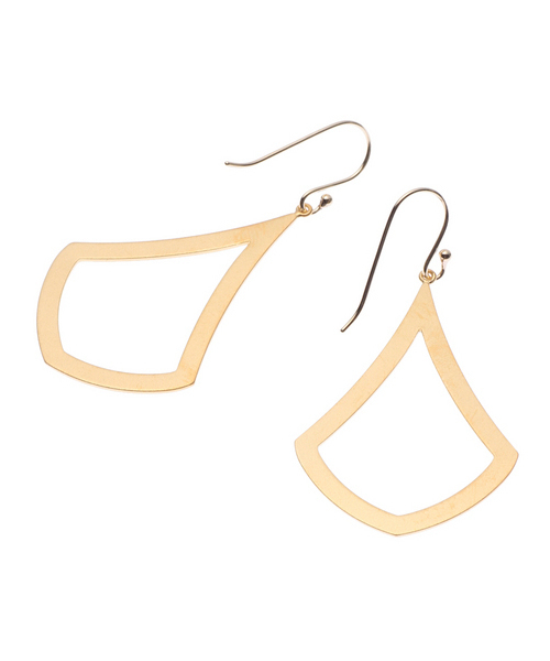 ベーシックイチョウ形 フックピアス Cocoshnik K10フック ピアス 両耳用 Cocoshnik フックピアス Onkitsch ココシュニックオンキッチュ のファッション