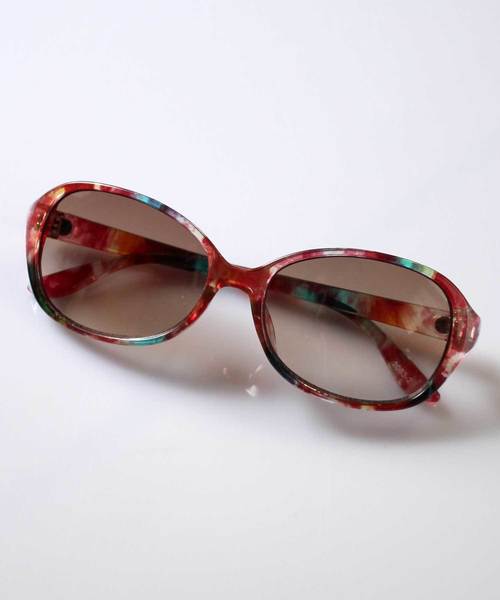 LUGG NAGG（ラグナグ）の「【LUGG NAGG SELECT/ ラグナグセレクト】サングラス/ビッグボストンタイプ/オーバルタイプ/UV400（サングラス・レディース・ブラウン/レッド系その他/グリーン/ブラック/ブラウン系その他/グレー系その他/ブラック系その他/ブラウン系その他2/ベージュ/クリア/ブラック系その他2/スモークピンク/カーキ/イエロー系その他/グレー・FREE）」の14枚目の写真