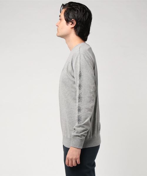 Hurley (ハーレー)の「GEISHA CREW NECK FLEECE/ハーレー 長袖 スウェット トレーナー 袖プリント(スウェット・メンズ・ブラック/グレー/ピンク/イエロー・SMALL/MEDIUM/LARGE/X-LARGE)」の6枚目の写真