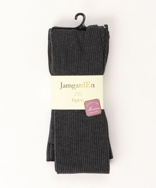 Jamgarden（ジャムガーデン）の「JamgardEn　保湿２×１リブ タイツ（タイツ/ストッキング・レディース・チャコールグレー/グレー/ブラック/ネイビー・M-L）」の3枚目の写真